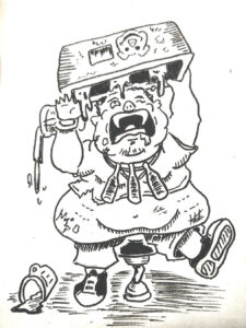 The fattened drunkard is a fan of the Granary's Trough.