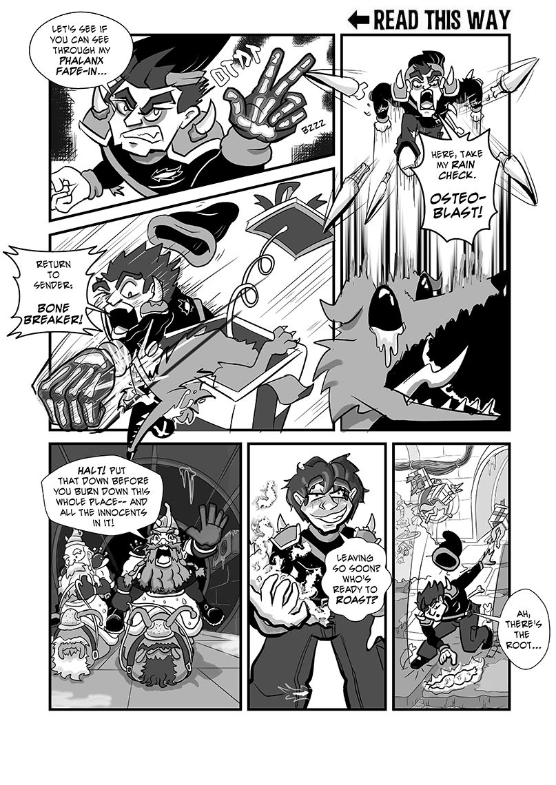 "Milhamah" manga, Chapter 1, Page 10