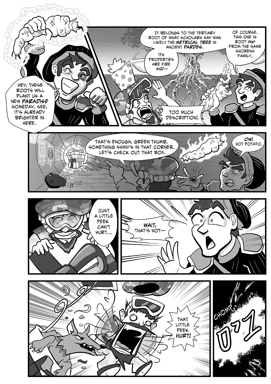 "Milhamah" manga, Chapter 1, Page 8