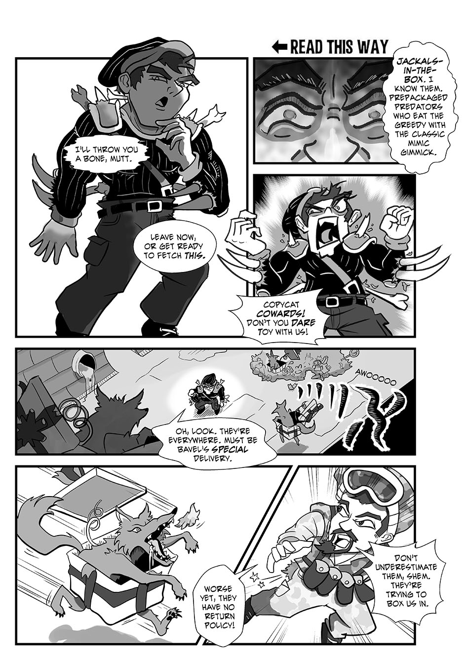 "Milhamah" manga, Chapter 1, Page 9