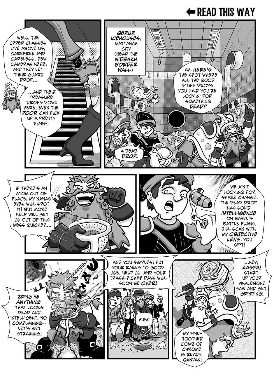"Milhamah" manga, Chapter 1, Page 13